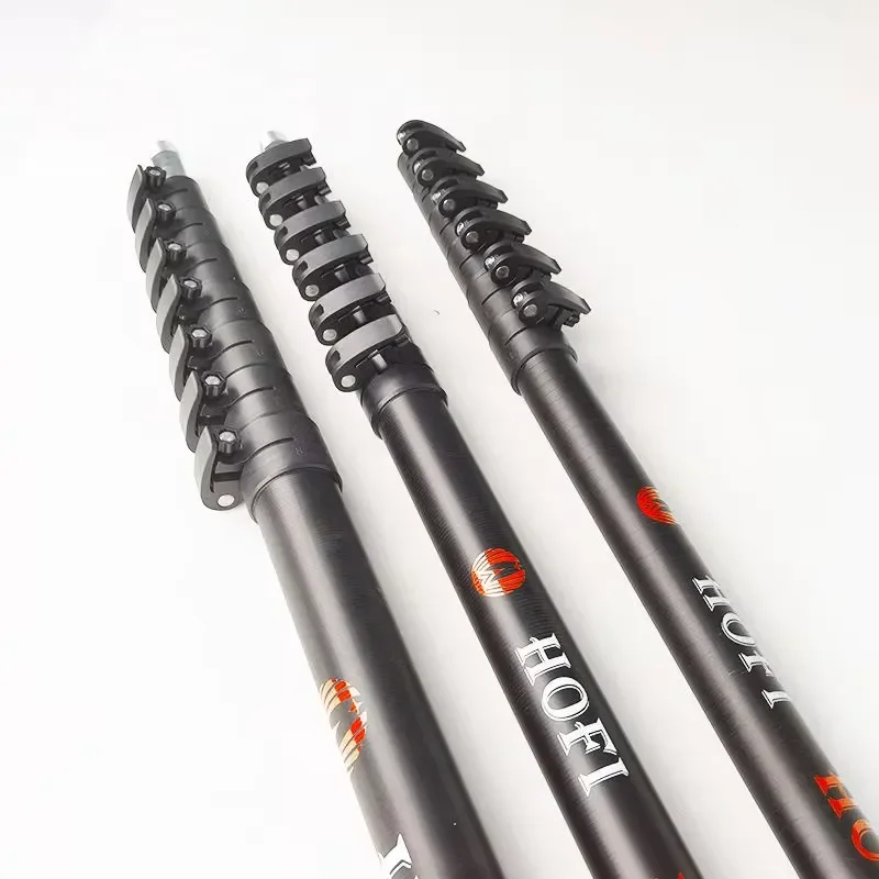 Adjustable Carbon Fiber Telescopic Cleaning Rod for High Windows Water Supply Extension Pole Professional Factory Direct Tool