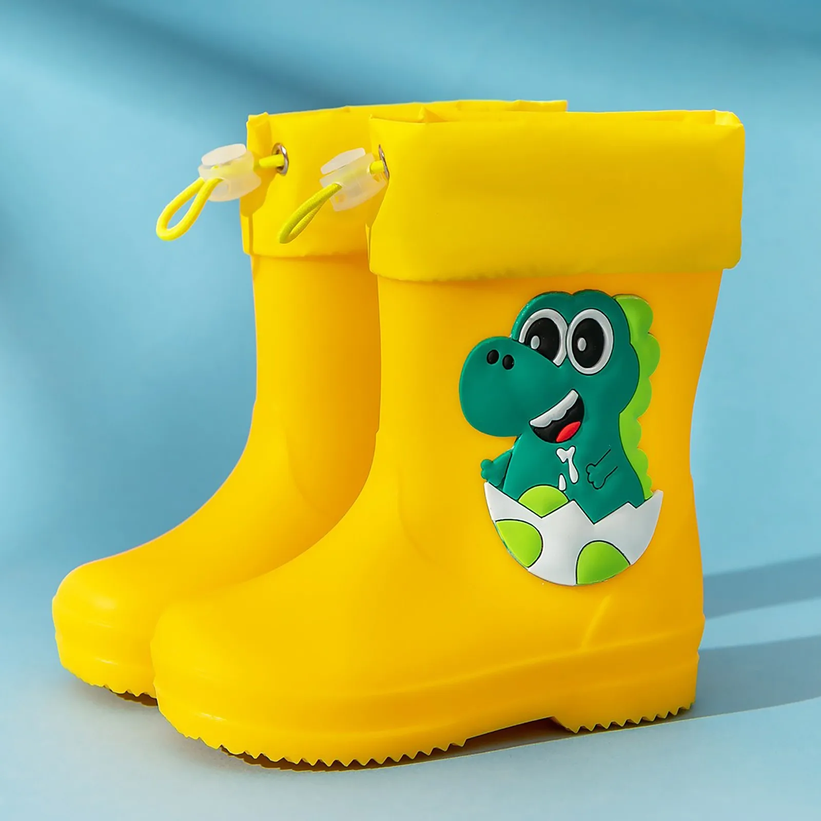 Kids Girl Boy Rain Boots Waterproof Toddler Rainboots Children\'s Shoes Rubber Boots Kids Baby Cartoon Dinosaur Water Shoes Boots