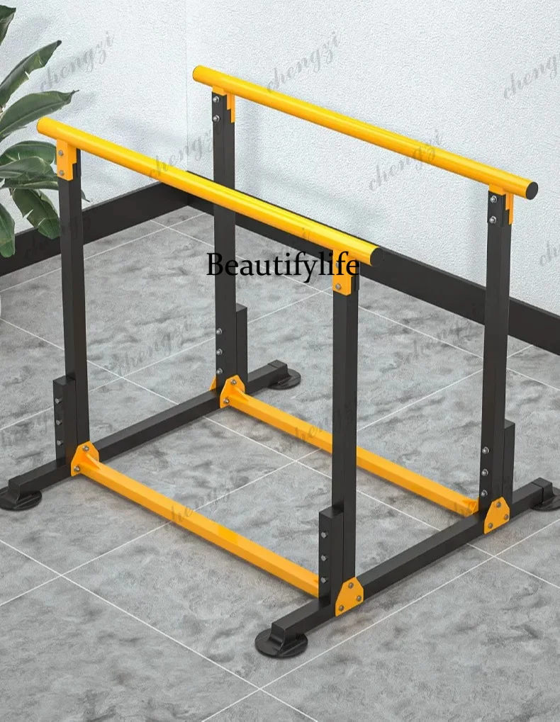 Indoor household fitness equipment Horizontal bar pull-up device Single parallel bar arm flexion and extension trainer