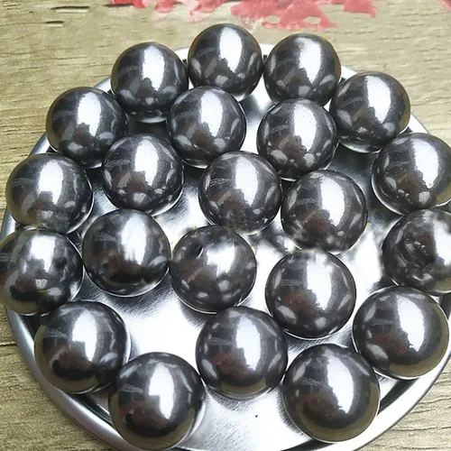 Imagen 2 del producto Bola de hierro sólida Q235, diámetro 7/8/9/10/11/12/12,7/14/15/16/17/18/19/20-50mm, cuentas de hierro lisas