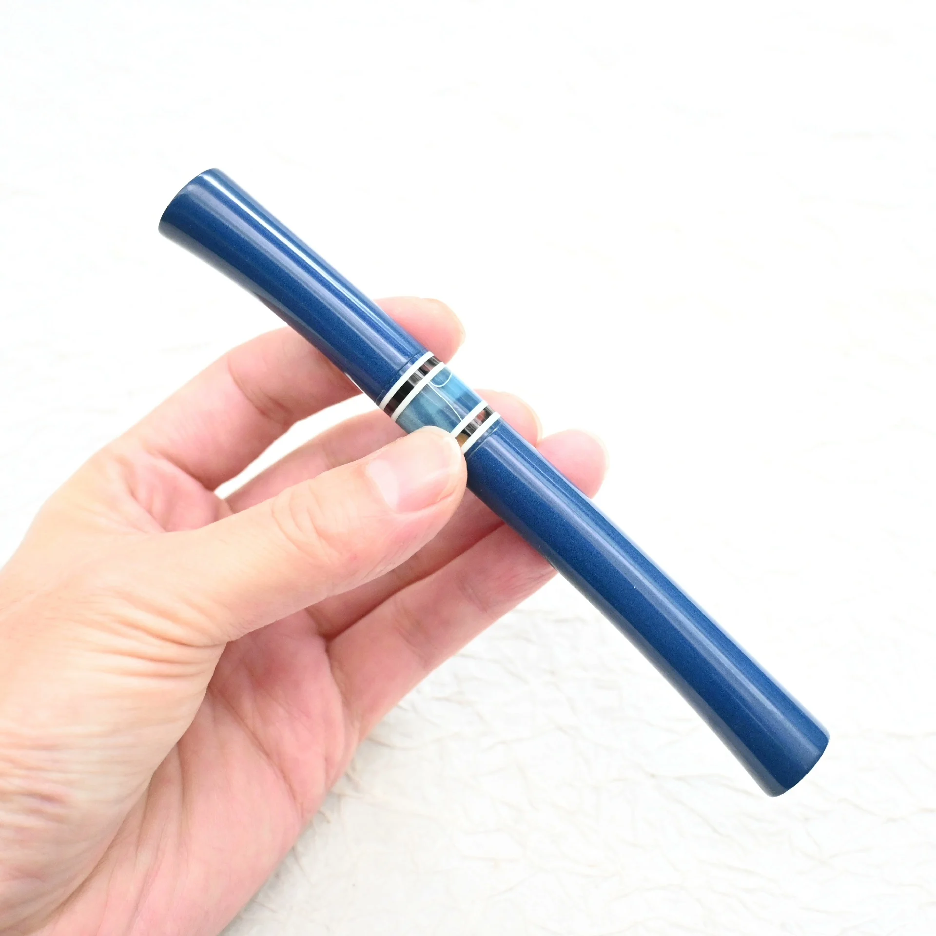 Luxury Blue Cumberland BOCK NO.6 Nib Handmade Ebonite Hard Rubber Pen Holder Fountain Pen Smooth Business Writing Gift