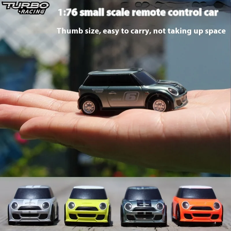 TURBO RACING RC C10 1:76 Full Scale RTR Mini Electric RC Car 2.4GHz Mini Desktop Entertainment Parent-child Birthday Gift