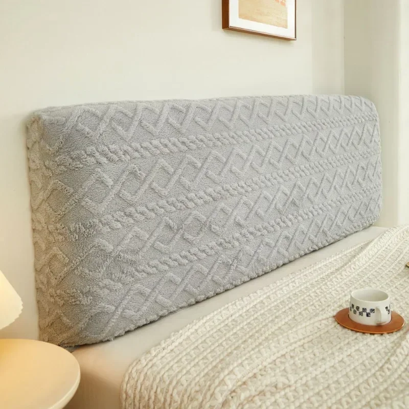 Dustproof Bed Cover Soft Touch Headboard Cover, Back Protection Elastic All Inclusive Fashionable Home Supplies