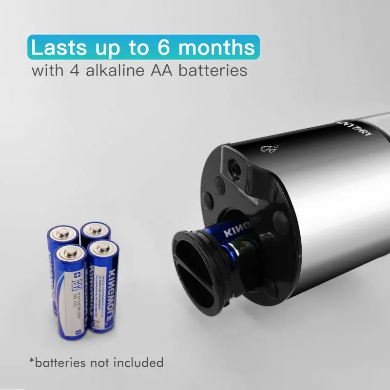 AIKE-자동 액체 비누 디스펜서 500ML, 벽걸이 샤워 젤 세제 샴푸 디스펜서, 욕실 주방 비누 디스펜서