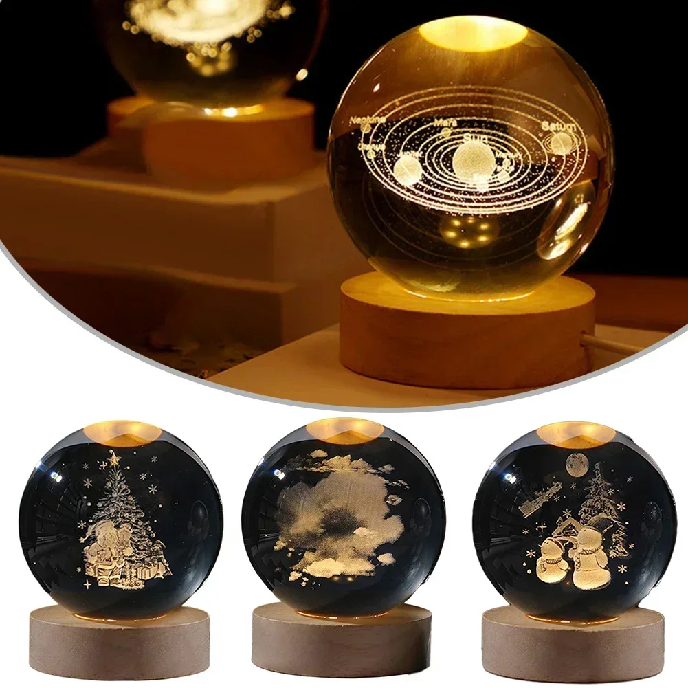 【99.5% Of People Choose Lamps With Switches】2025 AliExpress Flash Sale Christmas Astronomy 3D Night Light Christmas Ball Decor