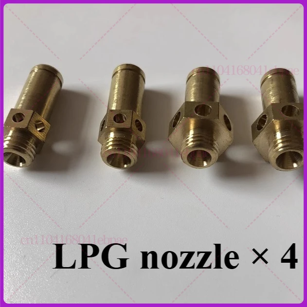 4pcs High Quality Liquefied Gas 25 Long Nozzle Injector