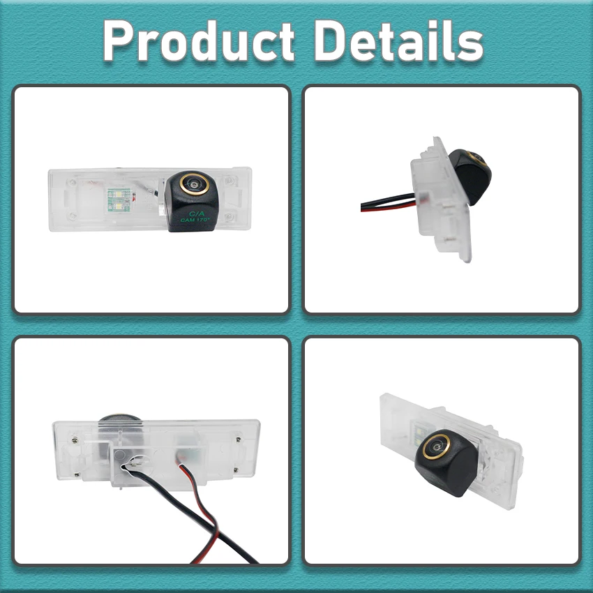 كاميرا خلفية عين السمكة الذهبية عالية الدقة لسيارات BMW i3 K18 C600 Sport K19 C650 GT K48 K1600GT K1600GTL لوحة ترخيص الكاميرا الخلفية