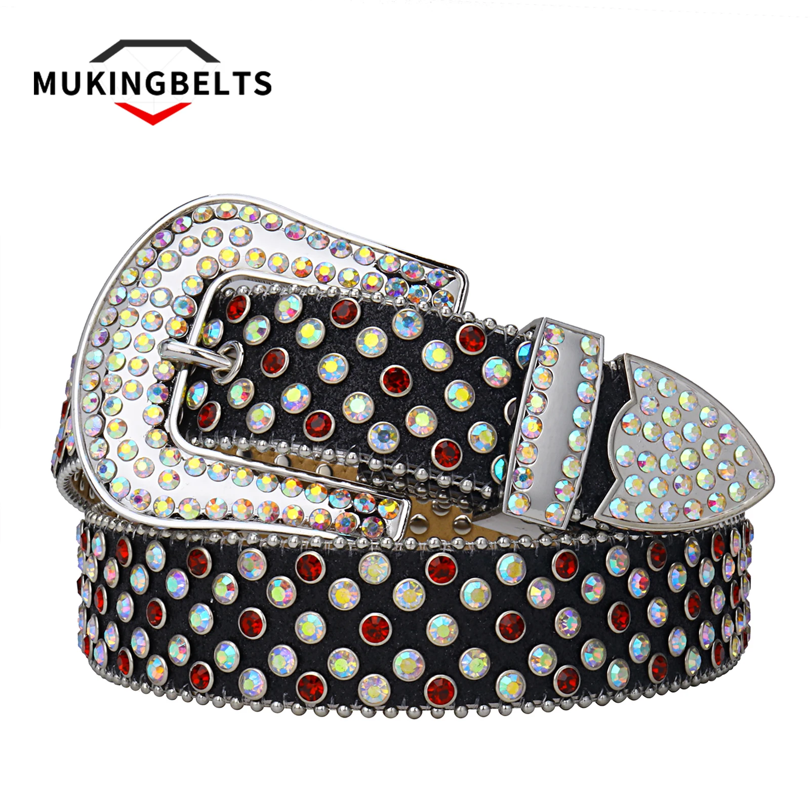 

Hot Sale Rhinestones Belts Fashion Men's Luxury Brand Belt Cowgirl Cowboy Jeans Strap Cinto De Strass Jeans Waistband Goth Style