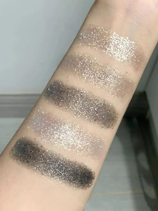 الباردة الحلو الخفيفة الأوروبية والأمريكية سموكي العين تسعة ألوان عينيه صينية الاسمنت الظلام الشرير الأسود والأبيض رمادي لؤلؤ معدني