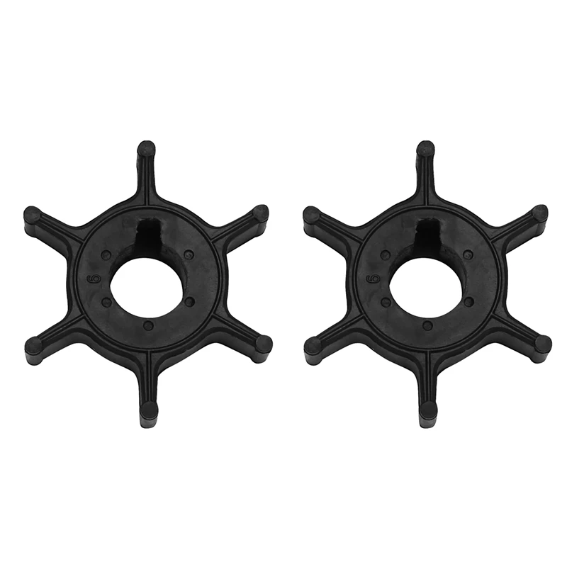 2X Boat Engine Impeller For Yamaha 4Hp 5Hp 6Hp Outboard Motor 6E0-44352 6E0-44352-00-00 6E0-44352-003 6E0-44352-00