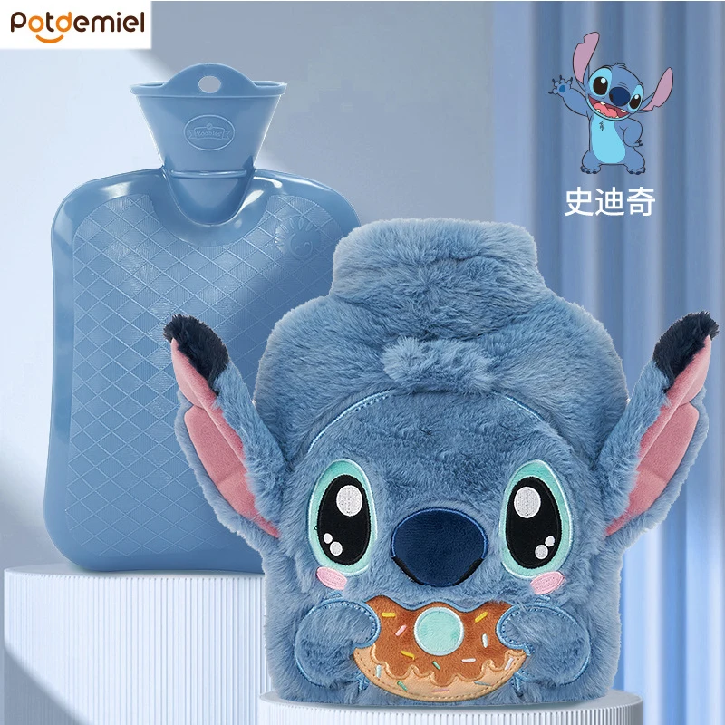 

Stitch Lotso клубничный медведь игрушки кукла стежок зимняя сумка для горячей воды трехугольный монстр теплый плюшевый набор теплые подарки