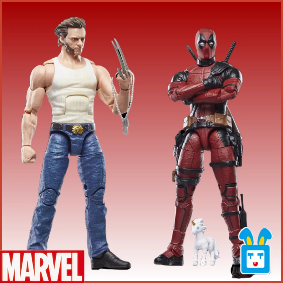 Marvel Legends X-Men دمية أنيمي ، ولفيرين ، ديدبول ، محمول ، مجموعة محمولة ، جي الزخرفية ، متوفرة في المخزون ، أصلية ، 6"