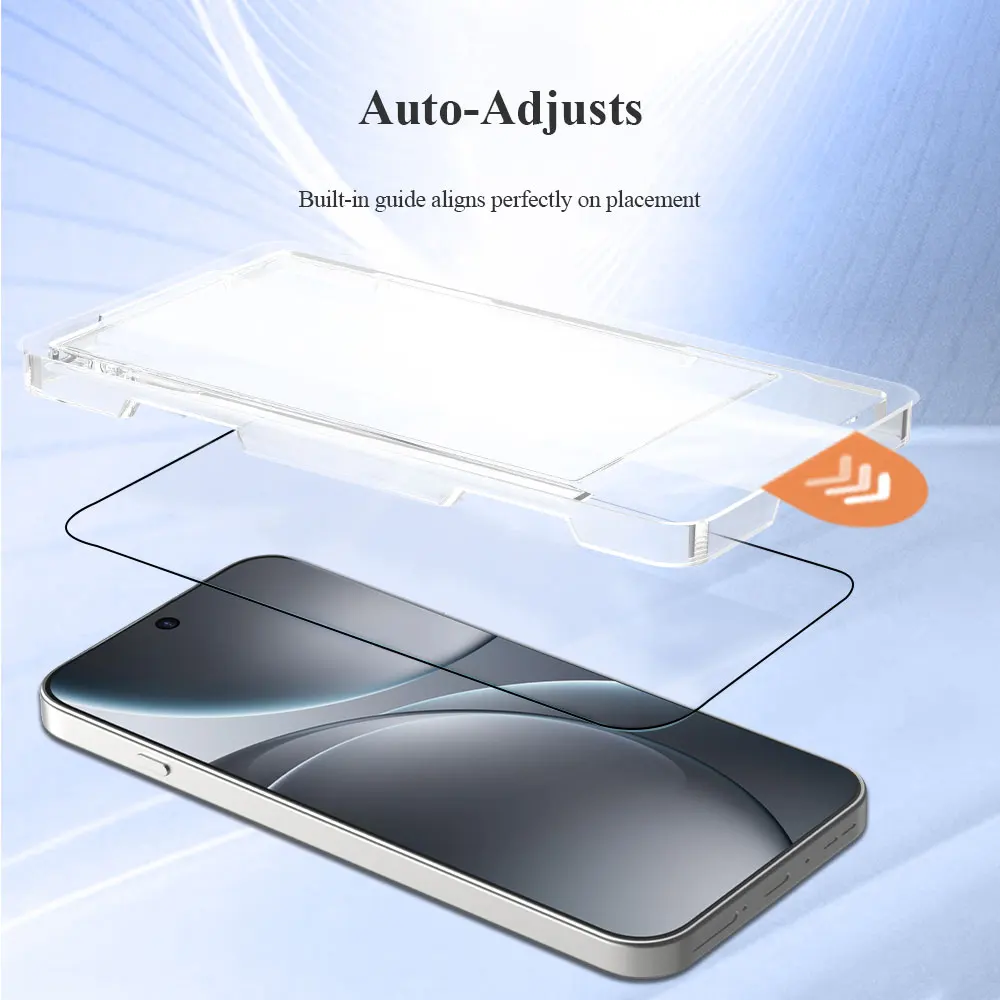 

LeReach CF For OPPO Find X9 Pro / X9 2 pcs Thickness Tempered Glass Film Dust-Free Seal Screen Protector For OPPO Find X9