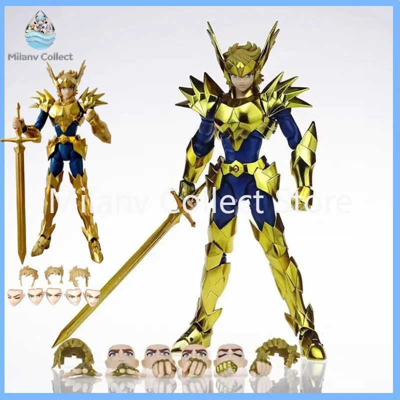 En Stock MST Saint Seiya EX Odin Leo Aiolia y Seiya Golden Asgard God Warrior EXM Figura de Acción Transformable de Saint Cloth