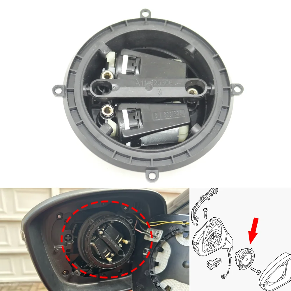 Electric Rearview Mirror Glass Lens Adjuster Motor Actuator For Peugeot 308 Geely Coolray Citroen C5 C4 Renault Arkana Fluence