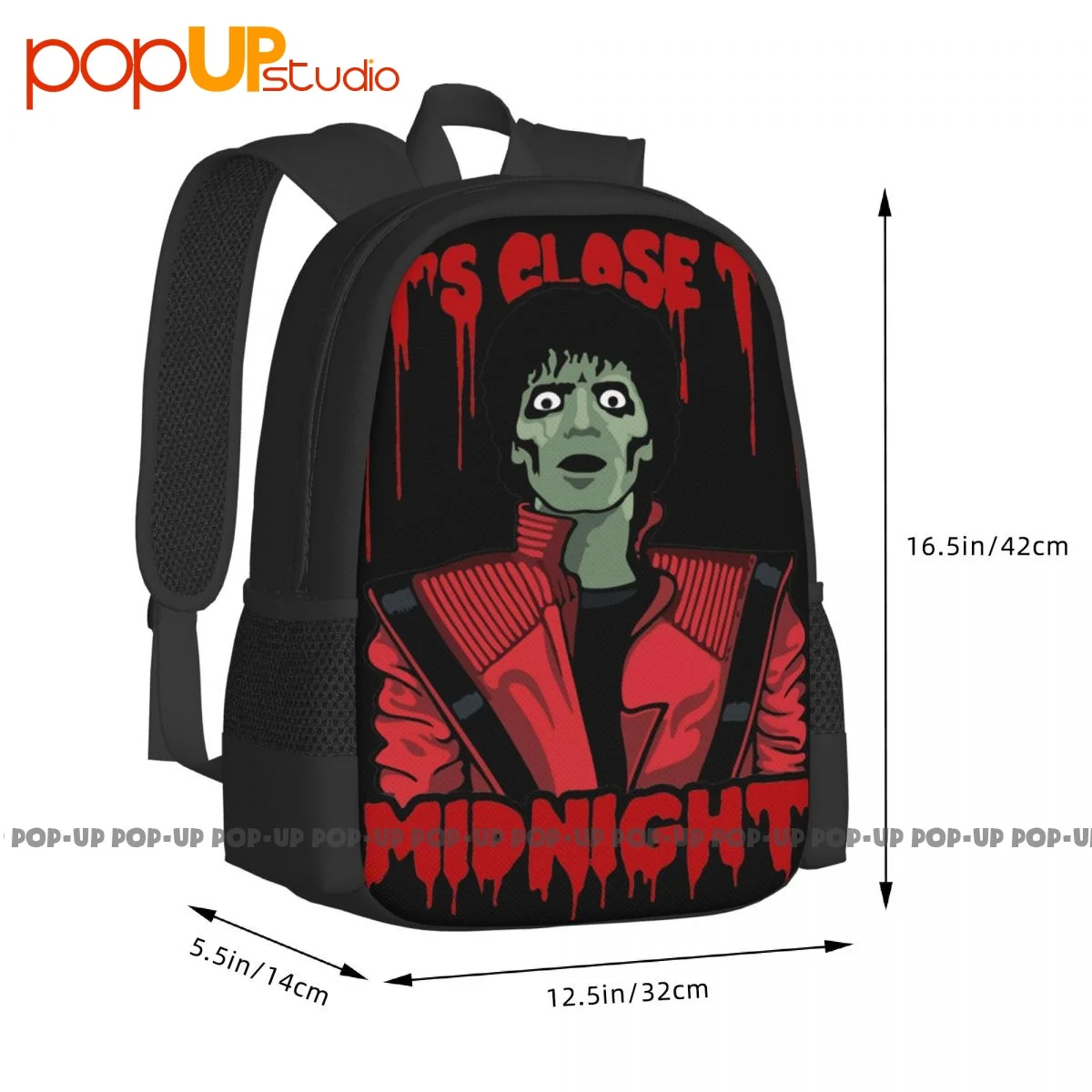 Zombie Michael Thriller Mj Michael Jackson Backpack Large Capacity Vintage Beach Bag Gymnast Bag Clothes Backpacks