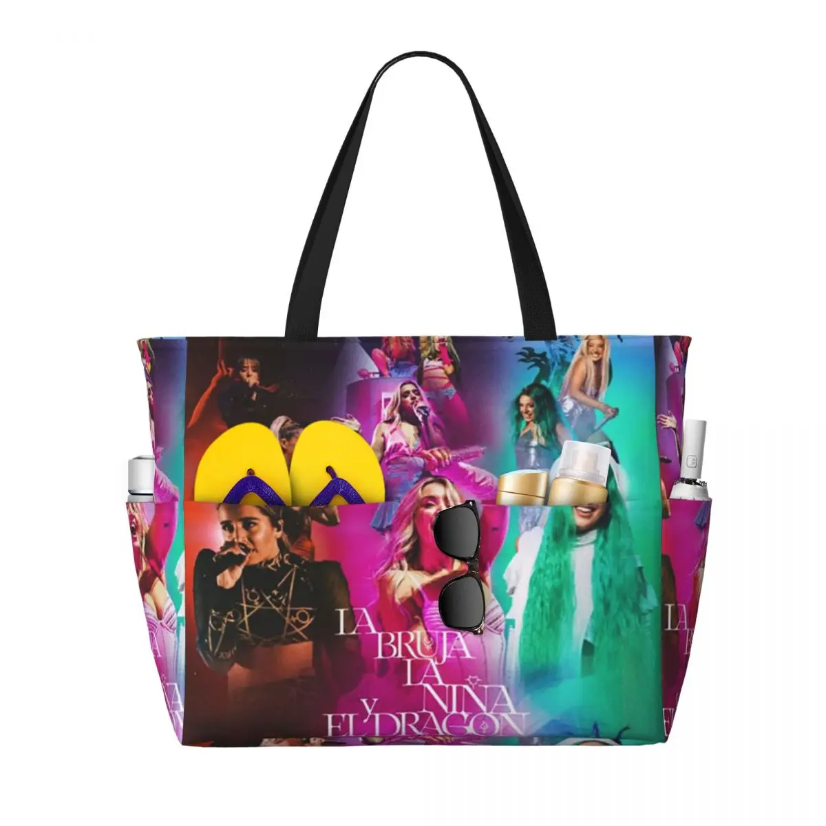 

Испанская пляжная сумка Lola Indigo, спортивная сумка для занятий йогой, большая большая сумка, женская дорожная сумка, сумка для фитнеса