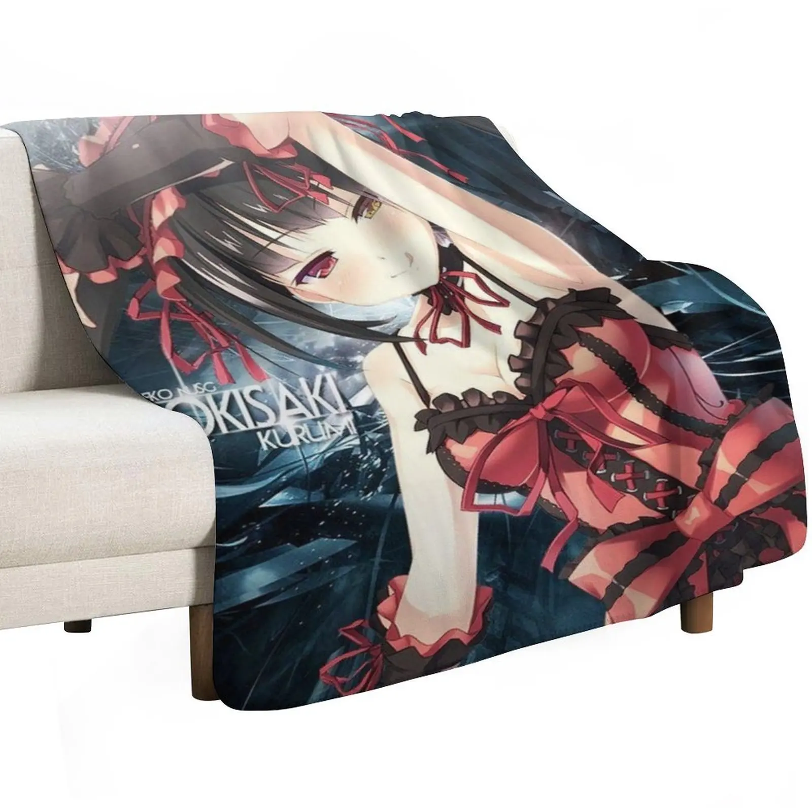 Kurumi tokisaki - date a live Throw Blanket Quilt Luxury Beautifuls warm winter Decorative Sofa Moving Blankets