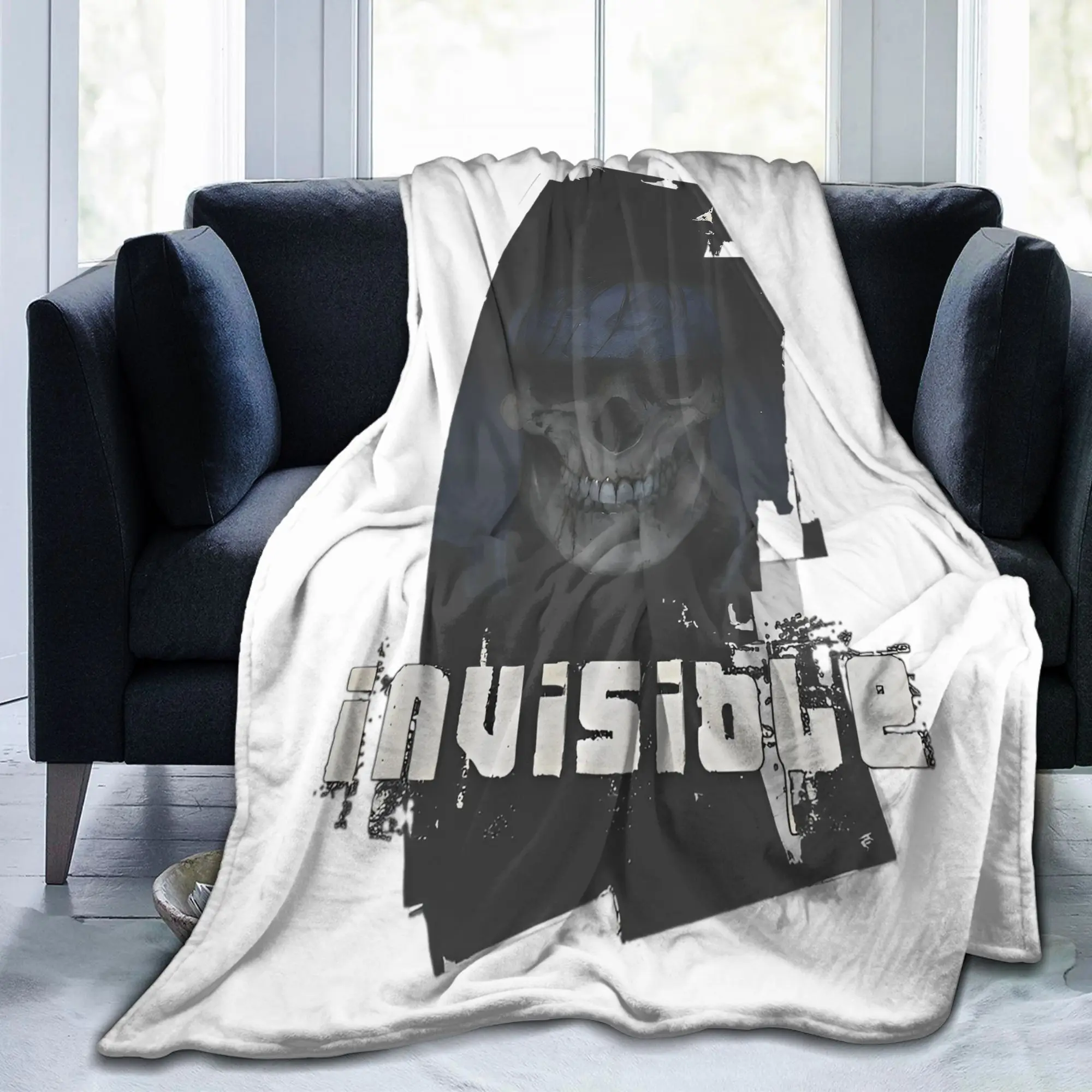 Death Stranding 2 Invisible Blanket Flannel Spring Autumn Video Game Portable Super Soft Throw Blanket for Travel