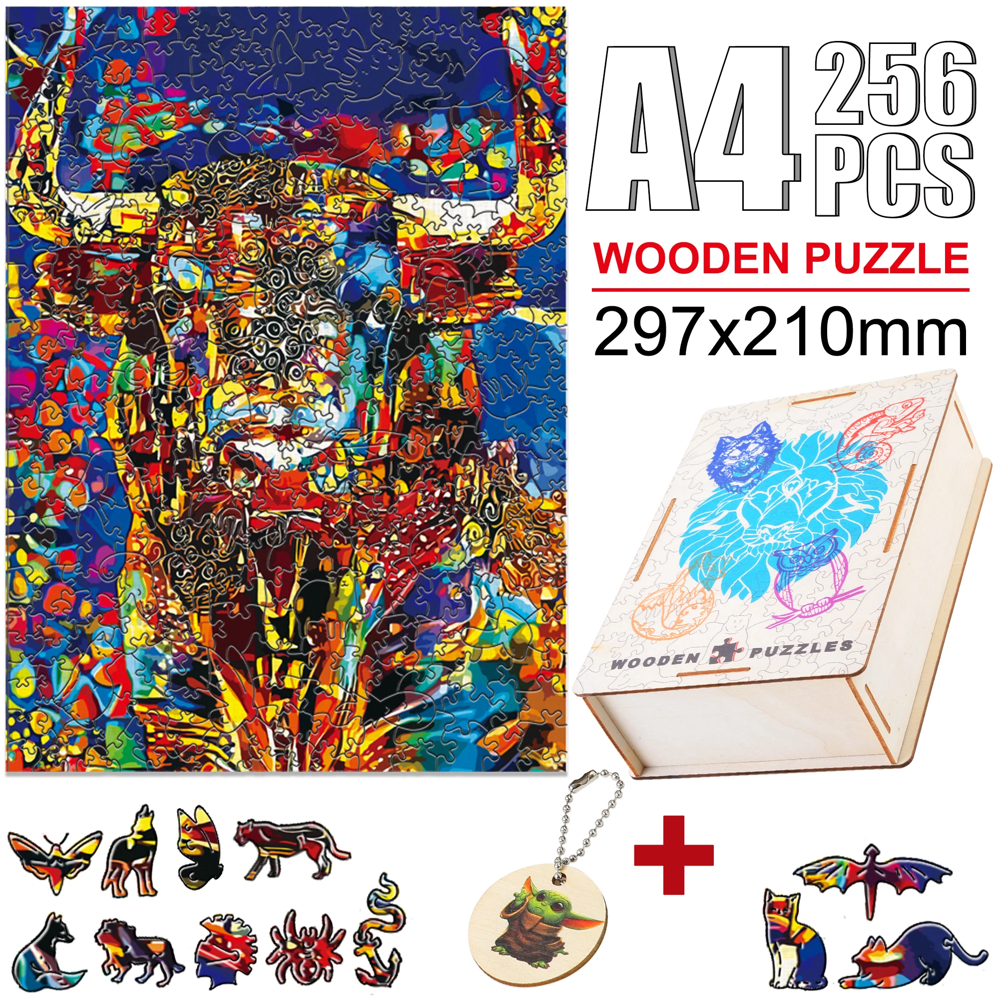 

Pretty Cow Jigsaw Puzzles Popular Wooden Animal Puzzles For Adults Kids Difficult Montessori Educational Toys Festival Gifts