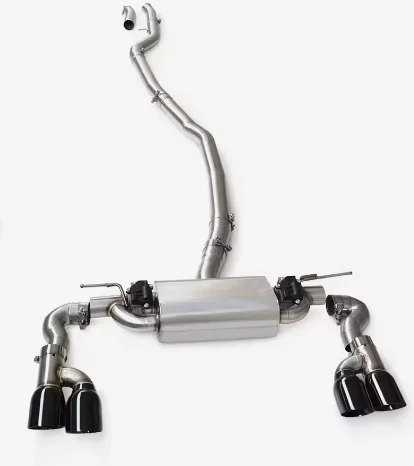 High Performance Exhaust With Valve For Vehicle