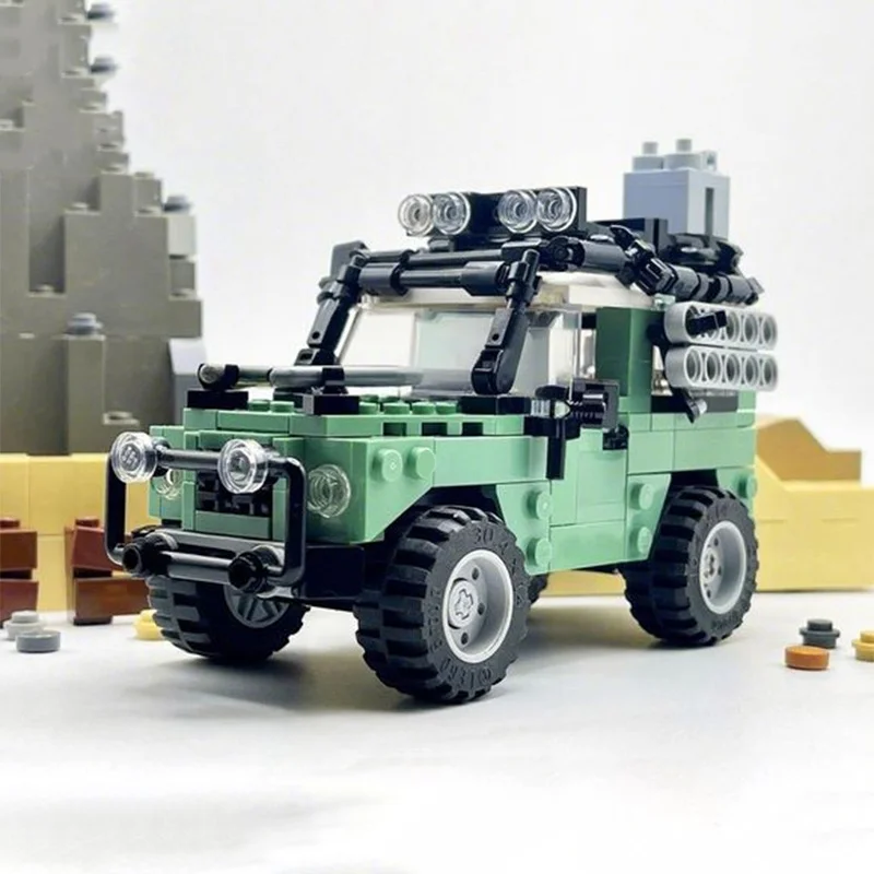 341pcs MOC Ground Walker Defender 90 City Champions Model Building Blocks Christmas Gift Construction Toy 3D Birthday Display