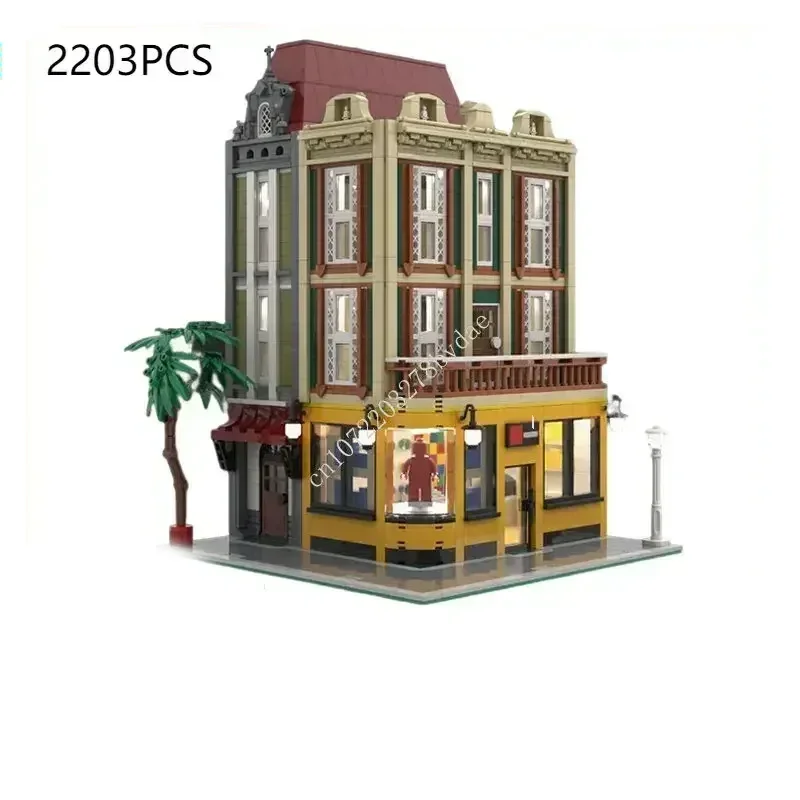 Toy Shop  MOC streetview Puzzles Architecture Creative Christmas Assembly Architecture Birthday Toys Gifts for Kids Ages