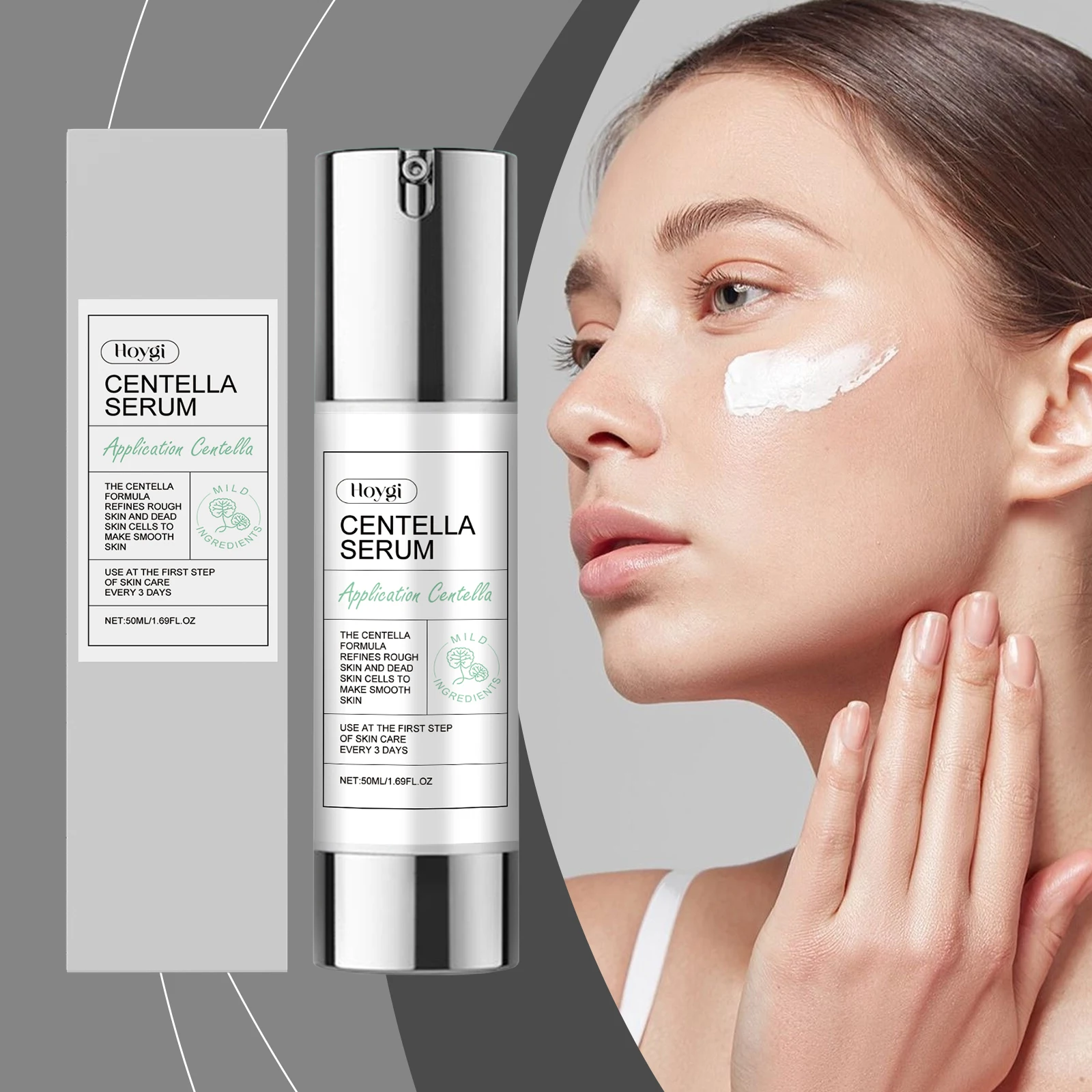 

Cica Facial Serum, Firming & Hydrating Face Treatment, Moisture Locking Essence, 50ml Dropper