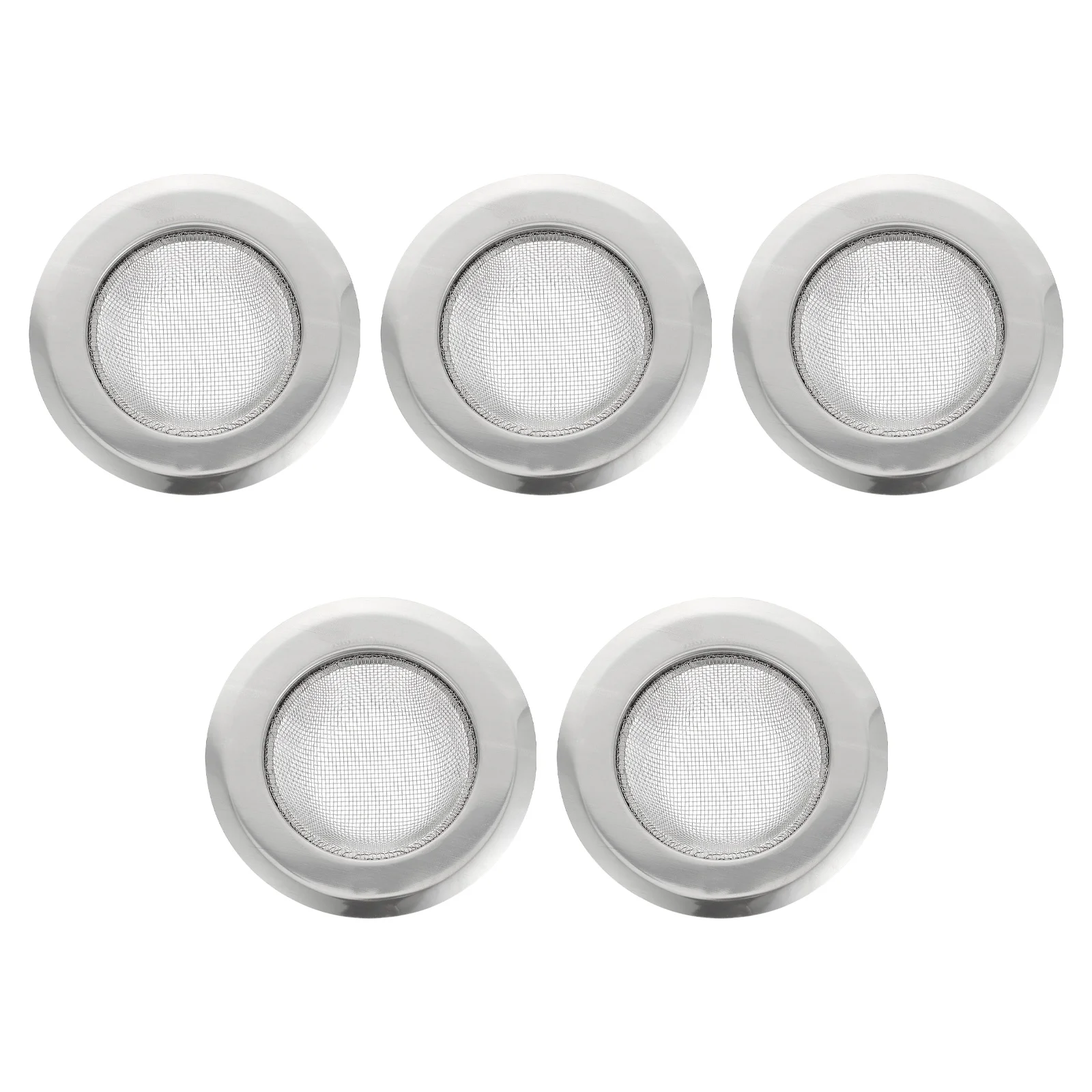 

5Pcs Stainless Steel Sink Strainer Upgraded Filter Drain Kitchen Garbage Stopper Easy Clean Smooth Surface Long Term Use