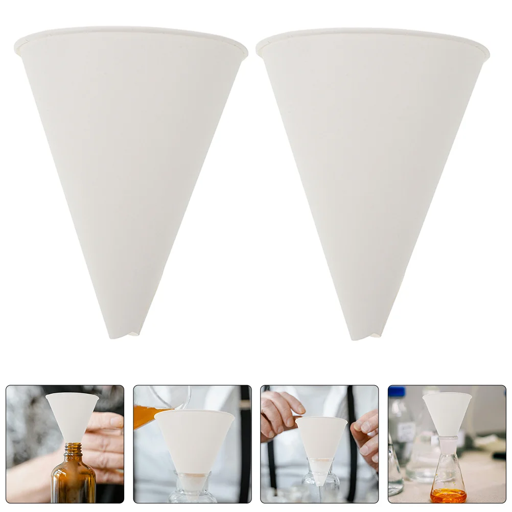 25 Pcs Disposable Oil Funnel Paper Funnels Car Cone Cups for Automotive Use Gas