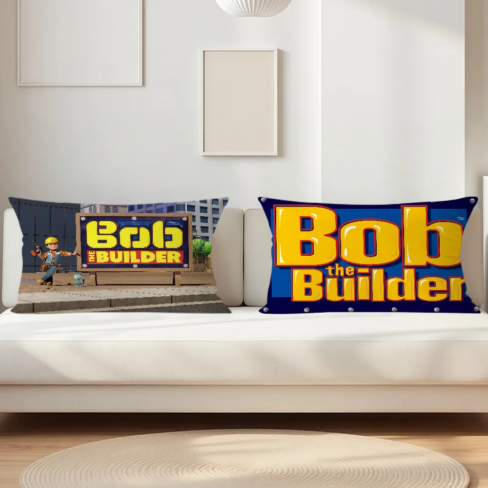 Funny Cartoon B-Bob The B-Builder Pillow Case Suitable For Decorating Homes Bedrooms Children Room Sofas And Other Places