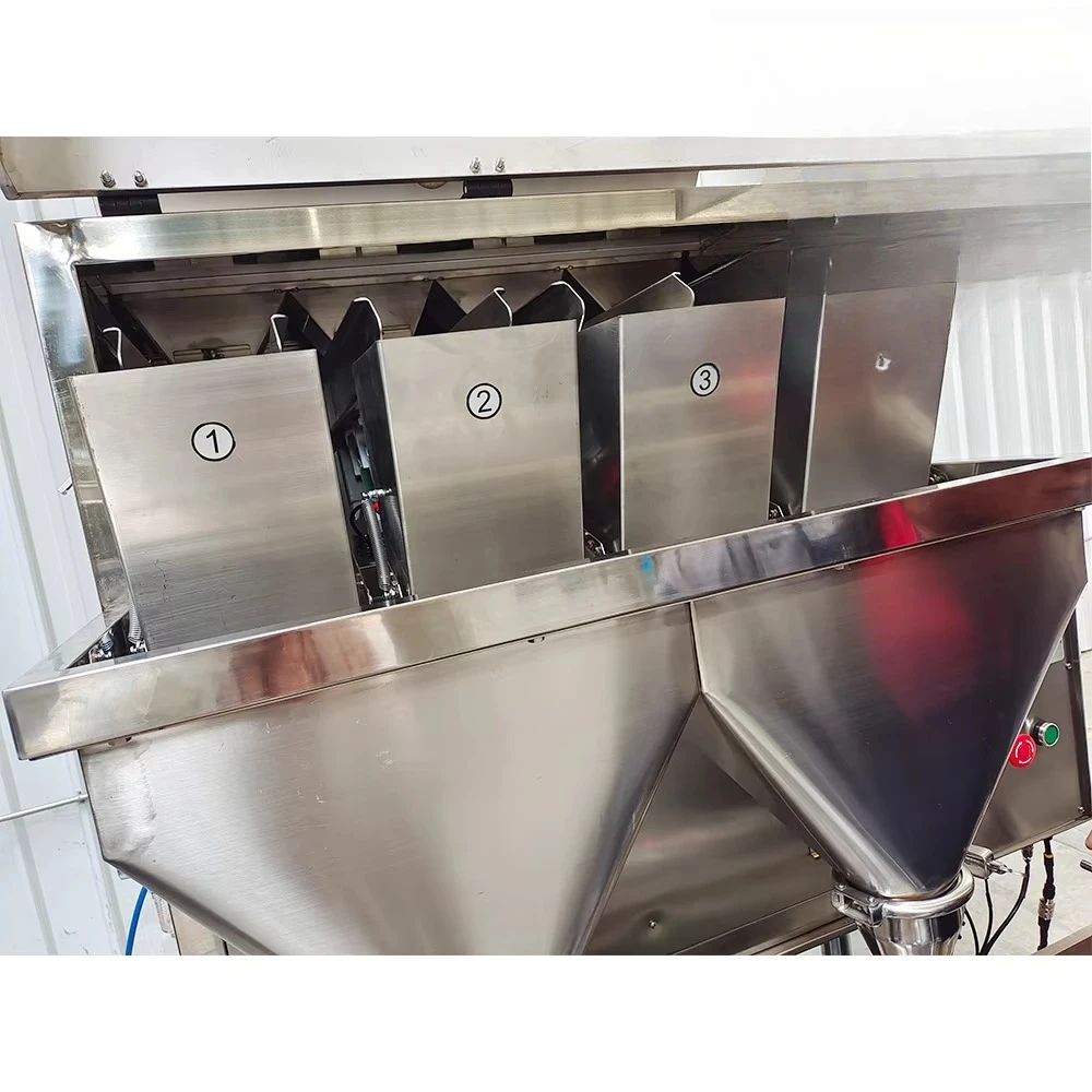 MTW Automatic Two Heads Industrial Filling Granule Packaging Machine for Food Grade Plastic Pellets Grains Seeds