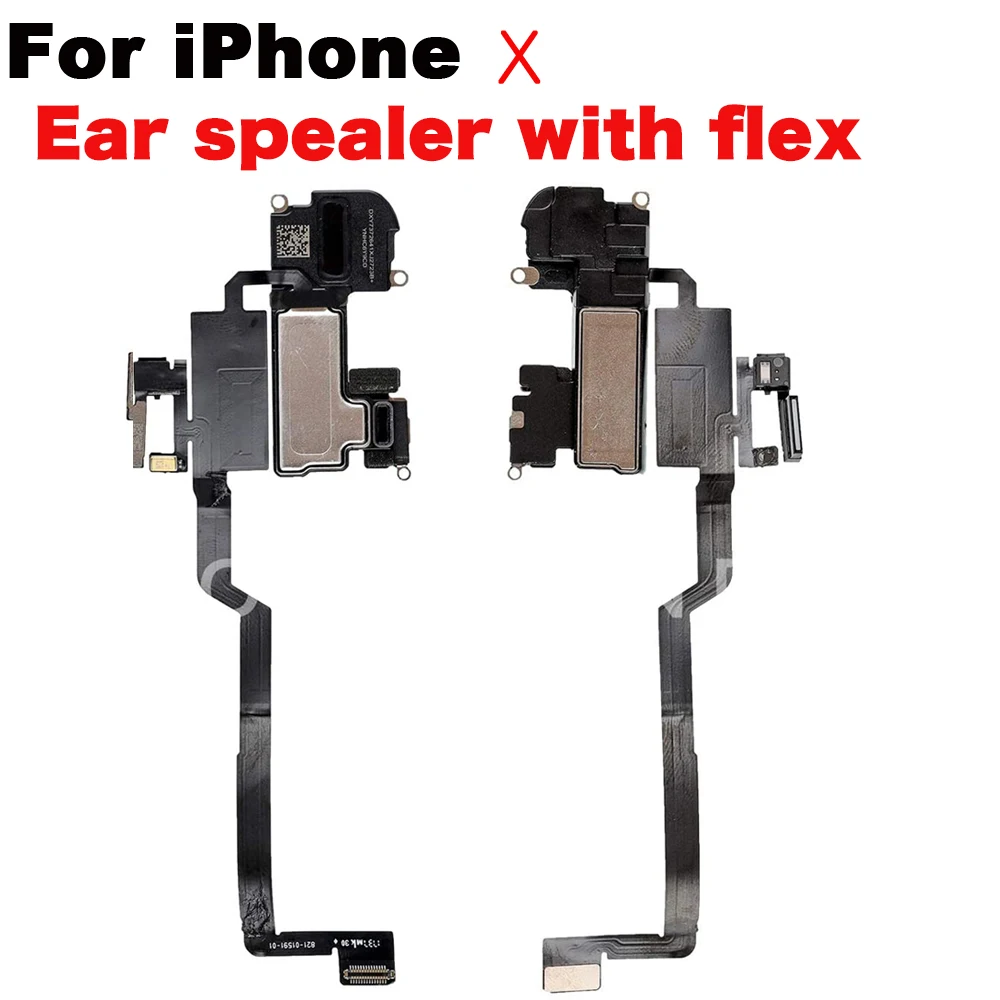 Inner Parts For iPhone X Front Camera Ear Speaker Power Volume Charing Flex Cable Loud Speaker WiFi With All Screws Replacement image 3