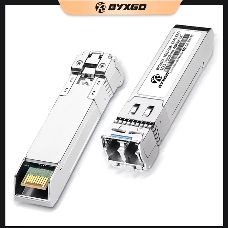 

BYXGD SFP+ Fiber Transceiver 10G Rate Adaptive SM Duplex LC LR ER ZR with DDM DOM Compatible for Ubiquiti Cisco Mikrotik Network