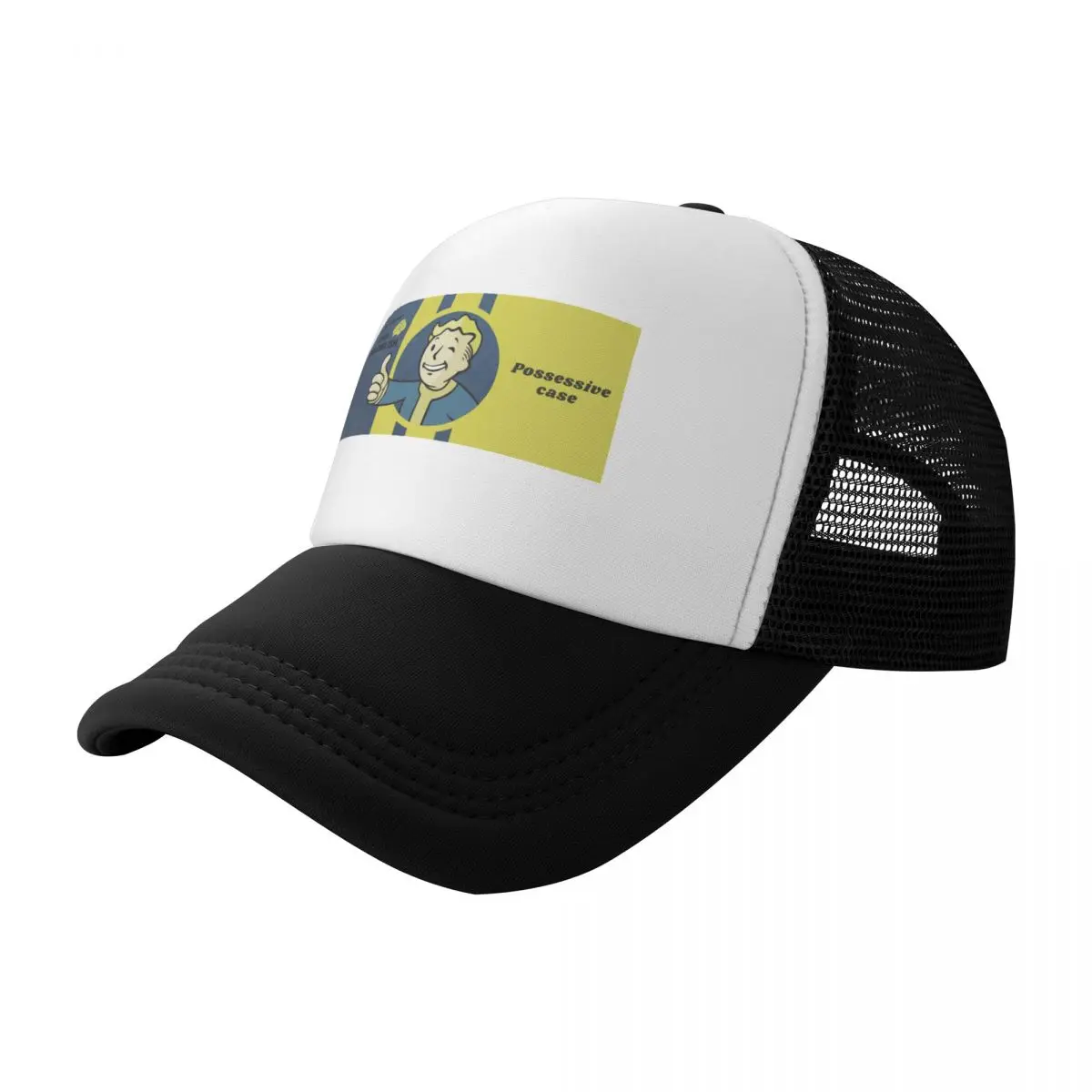 VAULT-TEC Prepare For The Future Possessive Case Baseball Cap Mesh Truck Caps Golf Sports Hat