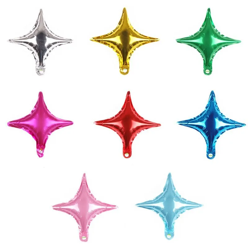 10Pcs 10 Inch Four Pointed Five Pointed Star Love Balloons Wedding Birthday Party Decorations Supplies Baby Shower Kids Globos