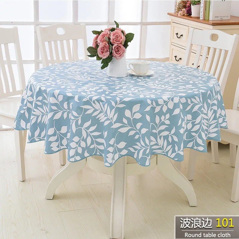 

2024 Large circular tablecloth, hotel plastic round table cloth, waterproof, oil resistant, non washable, and heat-resistant