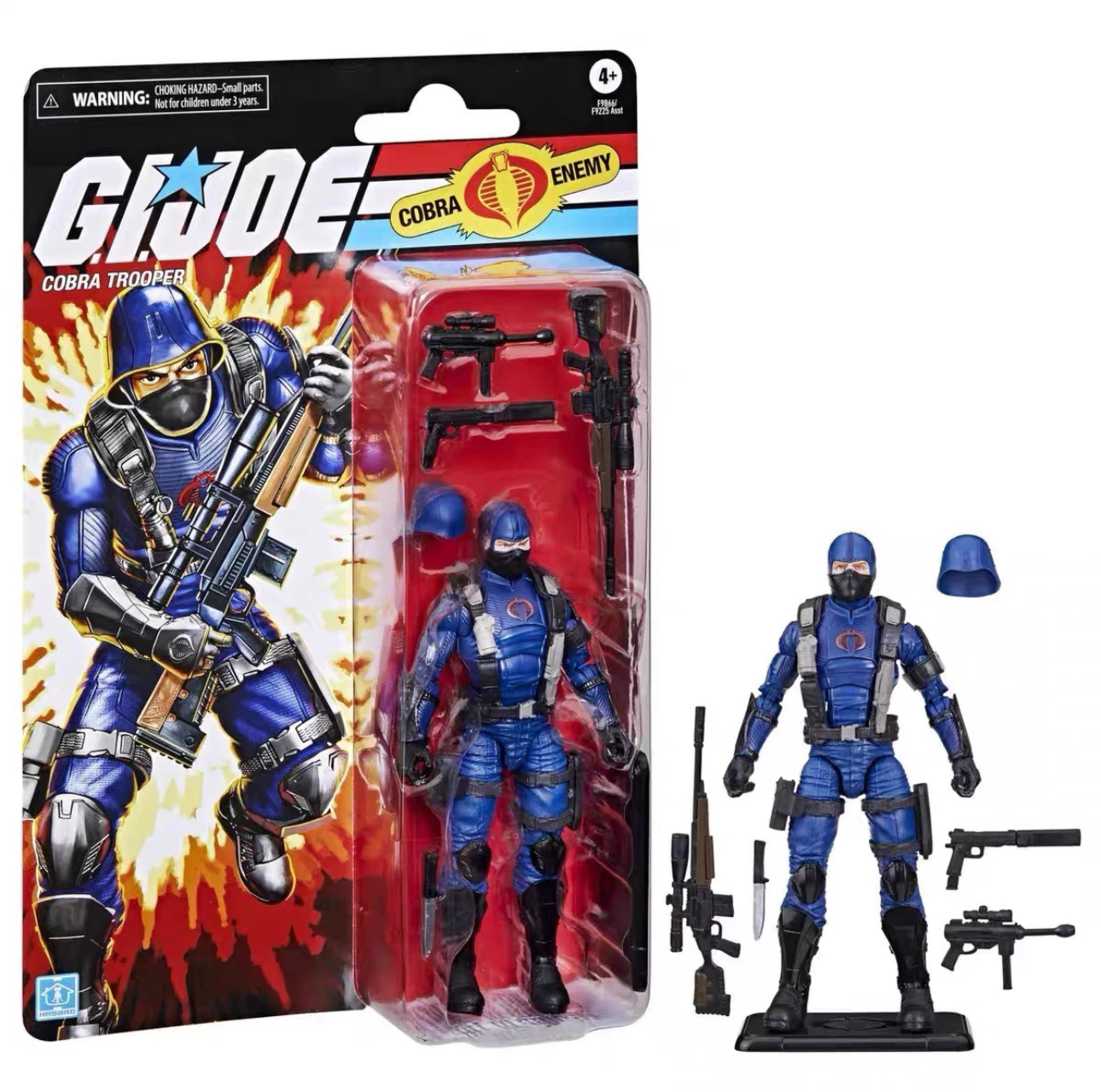 

Hasbro GIJOE спецназ кобра солдат синий солдат движущаяся 6-дюймовая кукла ретро-карта игрушечная модель