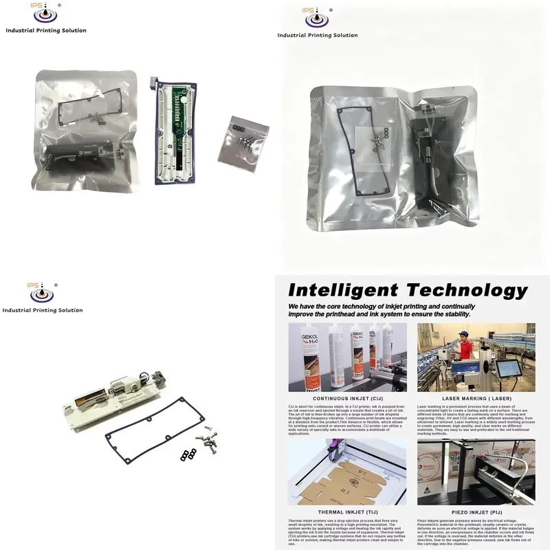 HCY VJ1710 395619 Printhead Engine 60 for VJ1000 Series Comtinous Ink Jet Printer Spare Parts