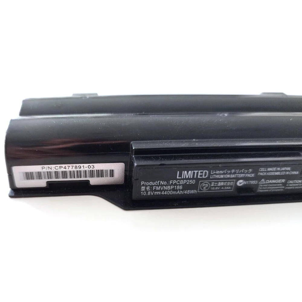 Imagem -02 - Original Genuíno Fpcbp250 11.1v 4400mah Bateria do Portátil para Fujitsu Lifebook A530 A531 Lh520 Siemens Fpcbp250ap Fmvnbp186 Novo