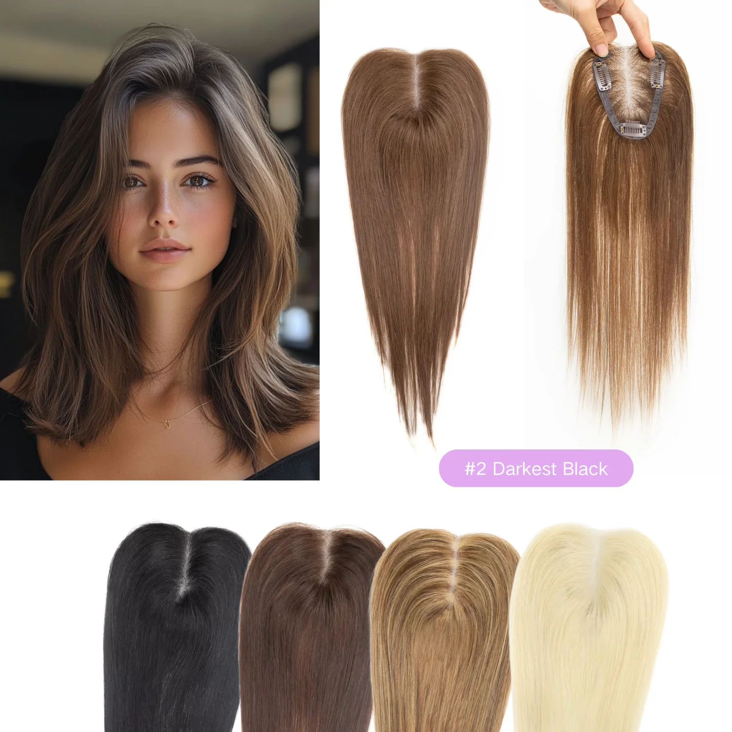 16inches-hair-toppers-for-women-3clip-pieces-silk-base-30-grams-ombre-brown-straight-human-topper-hair-for-women-hair-extensions
