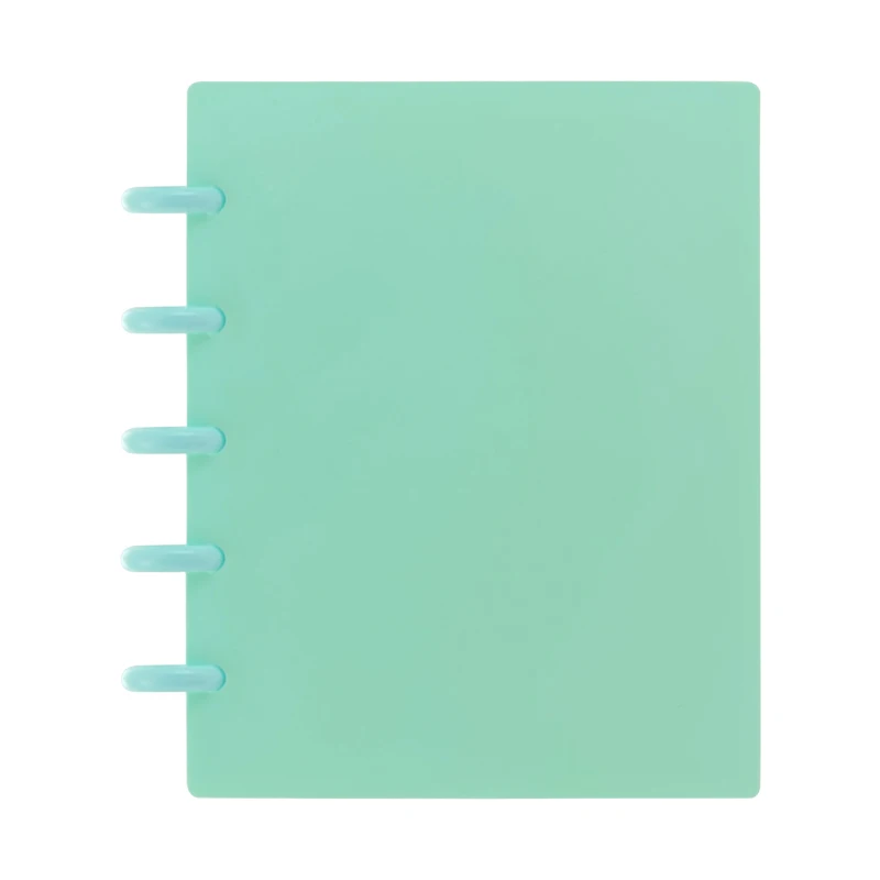 Custom Disc Bind PP Pvc Transparent Small Mini Photo Album Budget Planner Card Holder Loose-leaf  Photo Album