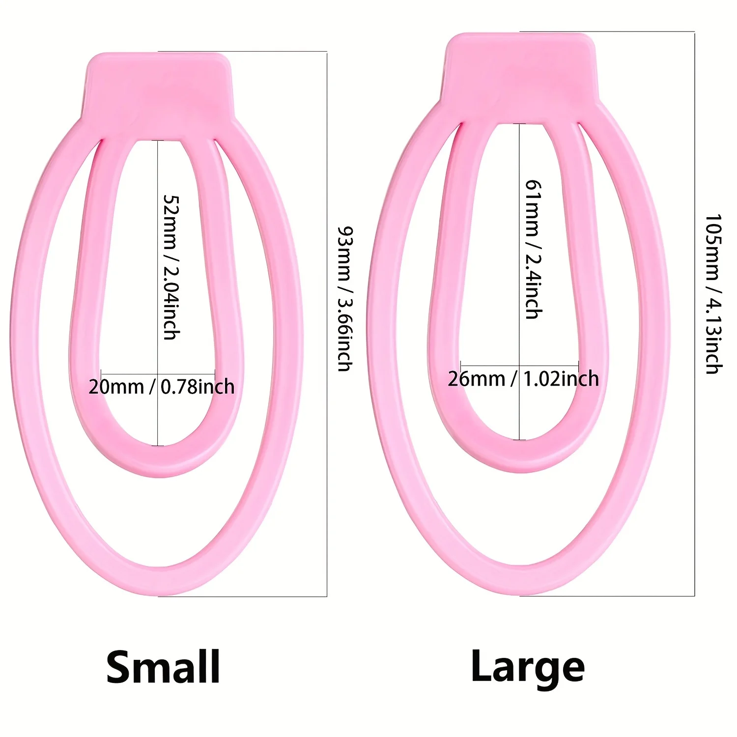 Panty Chastity with The Fufu Clip for Sissy Male Mimic Female Pussy Chastity Device Light Plastic Trainingsclip Cock Cage