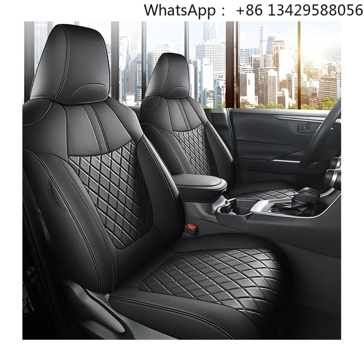 

Original Leather Car Seat Covers Interior Decoration Custom Car Seat Cover for 2013-2022 Toyota rav4 Accessories
