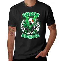 Green Brigade T-Shirt cute clothes quick drying Blouse mens cotton t shirts