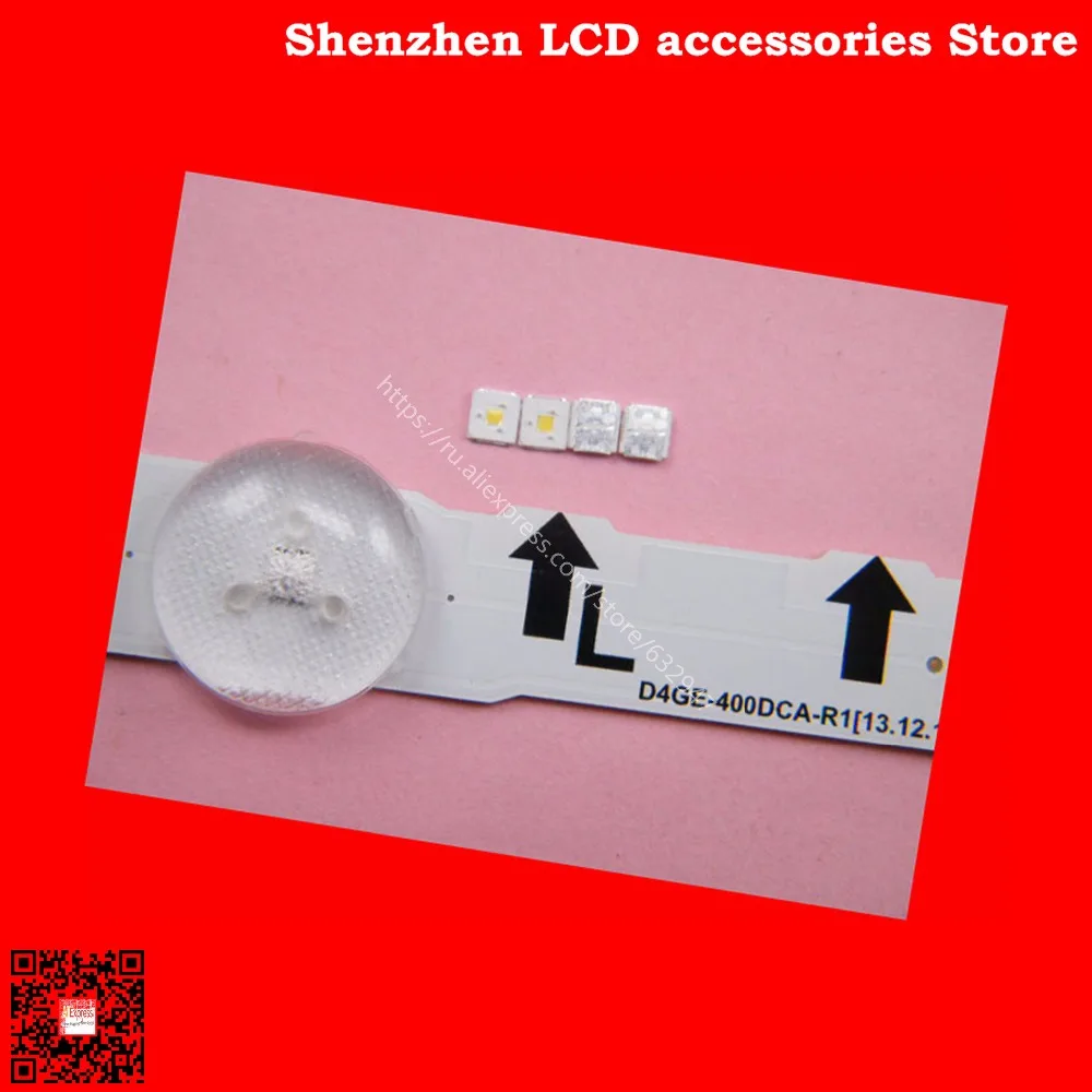 150 جزء/الوحدة للصيانة LED LCD تلفزيون الخلفية أضواء مع التصحيح 3V مصباح الخرز شمعة ديود 3535