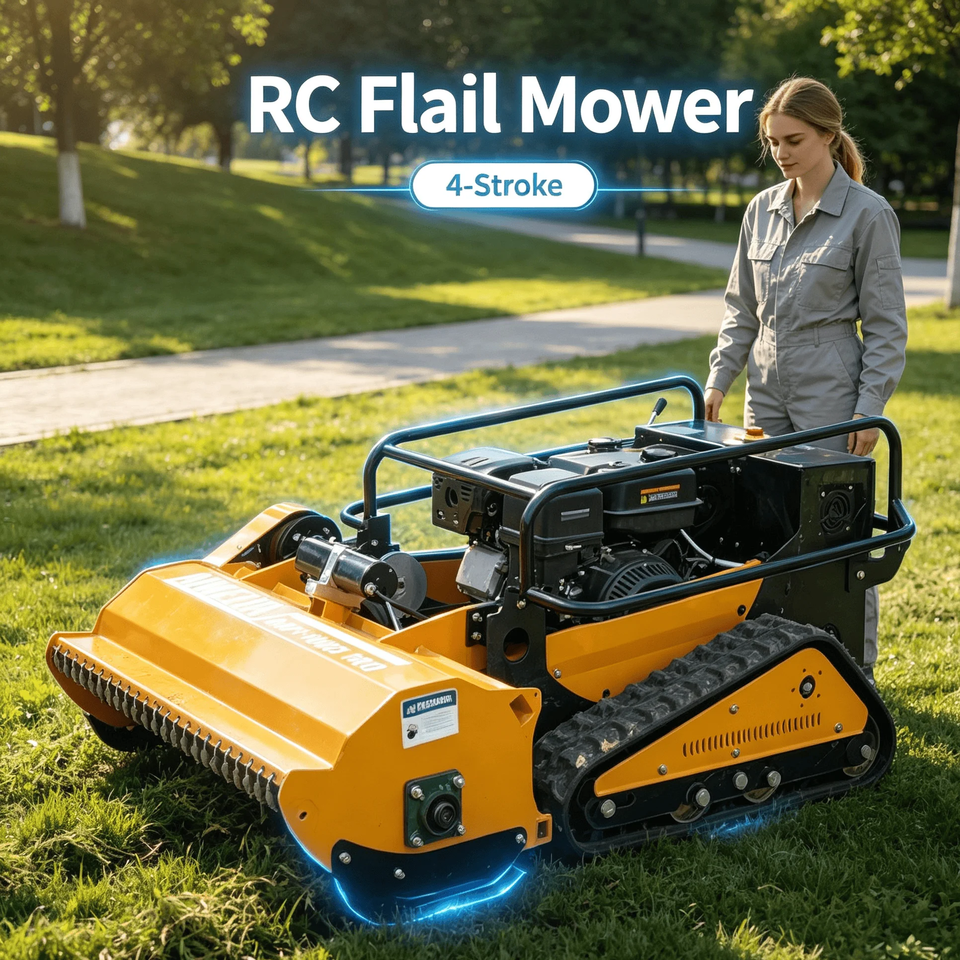 Customized Large Private Courtyard zero turn mower Wireless Robot Grass Mower, Autonomous Working Mode Cuts Down Manual Labor