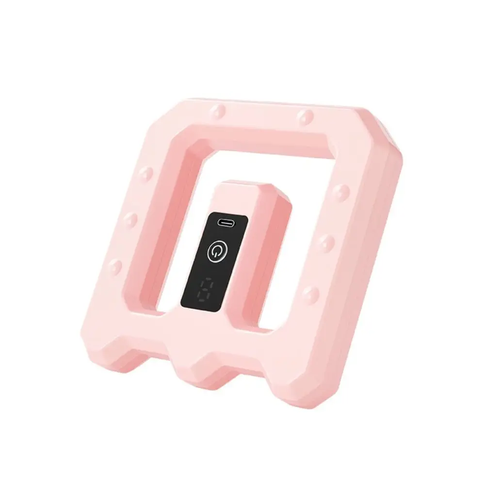 Cordless Fascia Rings Massager Type-C Rechargeable Adjustable Vibration Electric Body Slimming Machine Deep Tissue with Belt