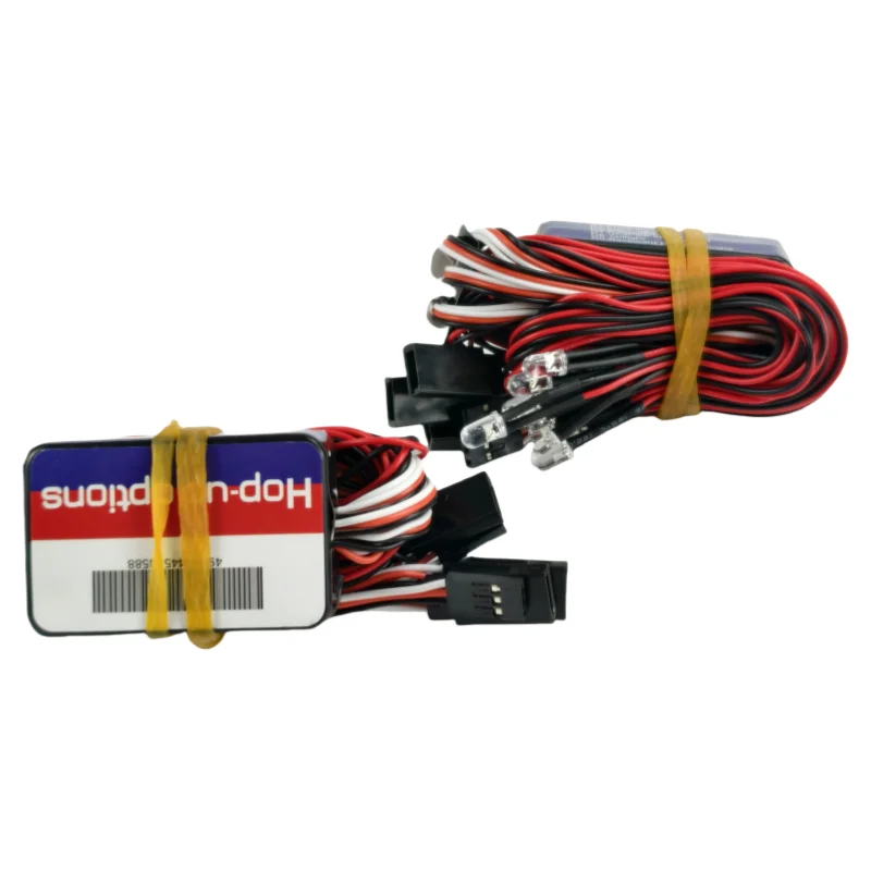 

RC Model 12 LED Simulated Light Controller Flashing Turn Signal Brake Lamp Kit 1/10 Scale Off-Road Car Replacement Accessories