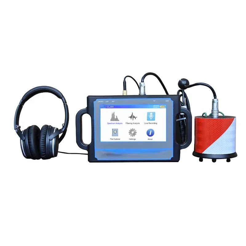 CL200 2M Ultrasonic Built-in Mini Sensor Tube Underground Water Leak Detector Cable Underground Pipe Water Leak Detector